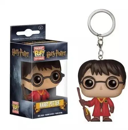 Funko POP Dementor Hermione Luna Lovegood Dobby Snape Ron Ginny Magic School Fawkes Hedwig Model Dolls Action Figure Keychain