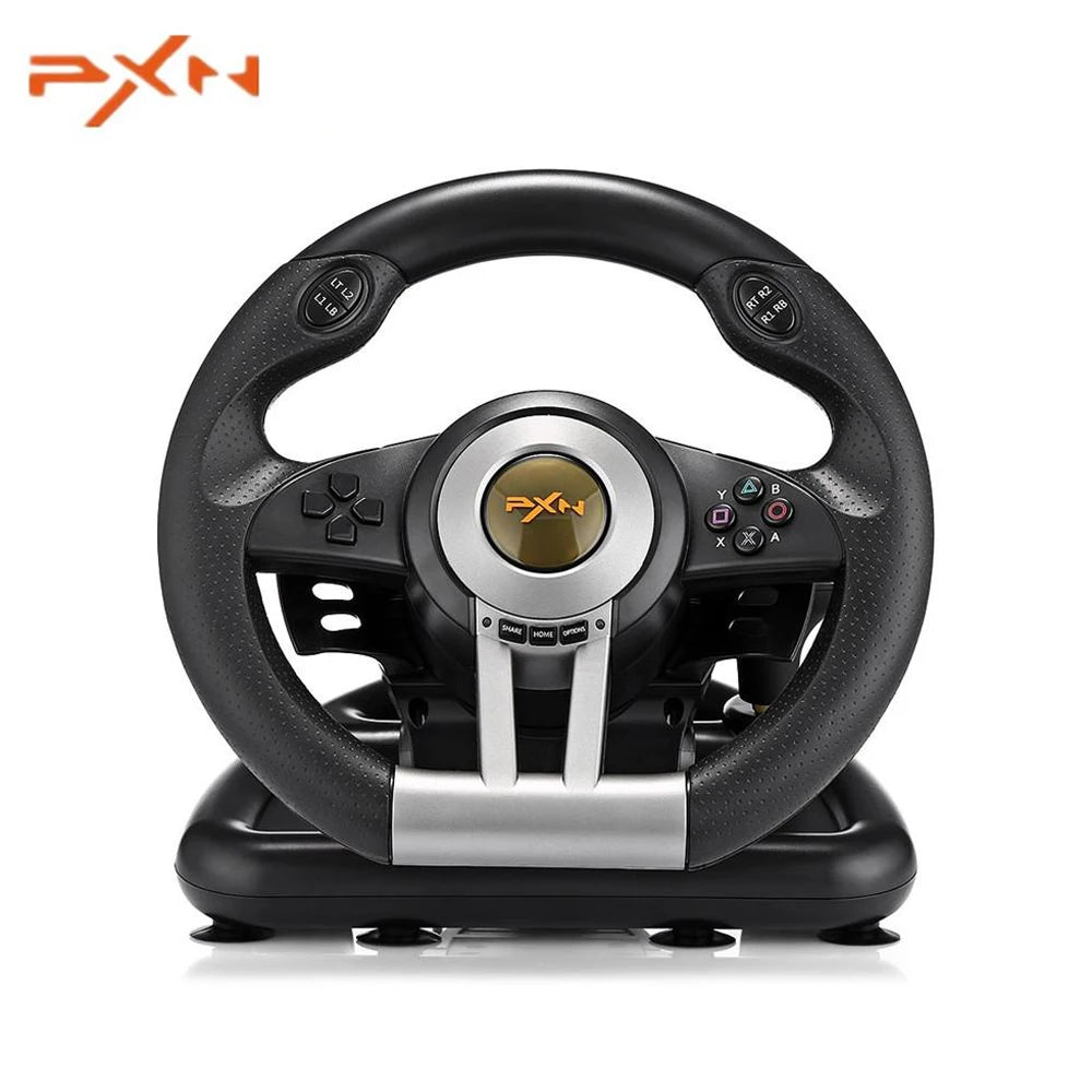 PXN V3II Gaming Steering Wheel Pedal Vibration Racing Game Controller for Xbox One for PC for PS3 PS4 for N-switch