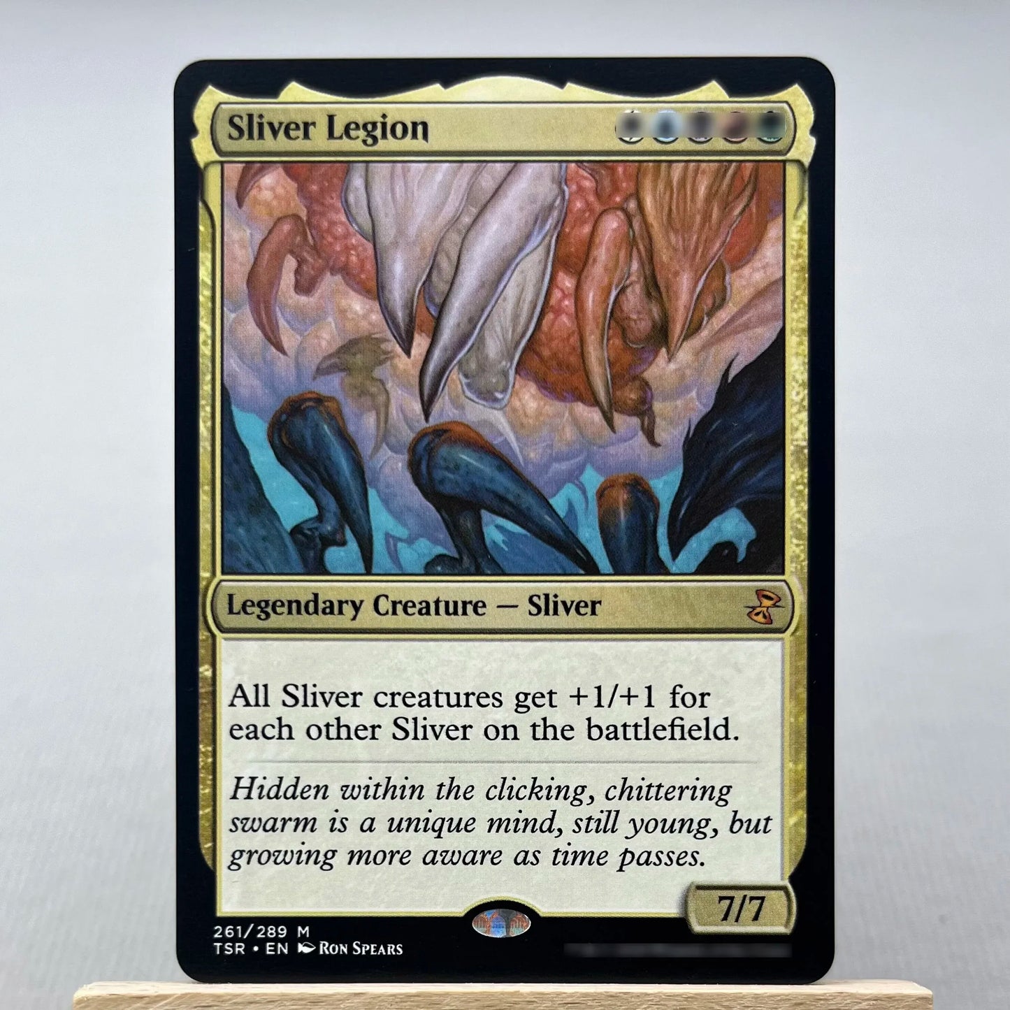 C21 TSR SLD HOLO10-02 TCG magical Cards for Home Play the Proxy Veyran Voice of Duality the Damnation Gemstone Caverns gather