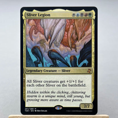 C21 TSR SLD HOLO10-02 TCG magical Cards for Home Play the Proxy Veyran Voice of Duality the Damnation Gemstone Caverns gather