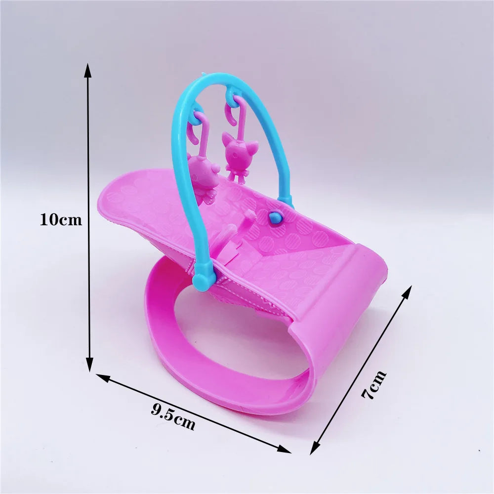 Doll Accessories Baby Dolls Pregnant Mom Father Children Family Set Christmas Birthday Present for Doll Game Toy,No Color Box