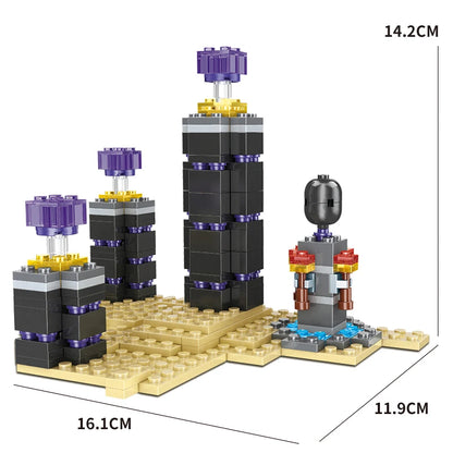 1089pcs My World Building Blocks Set Mechanism Mountain Cave Kids Interactive STEM Educational Toy Creative Gifts for Boys Girls