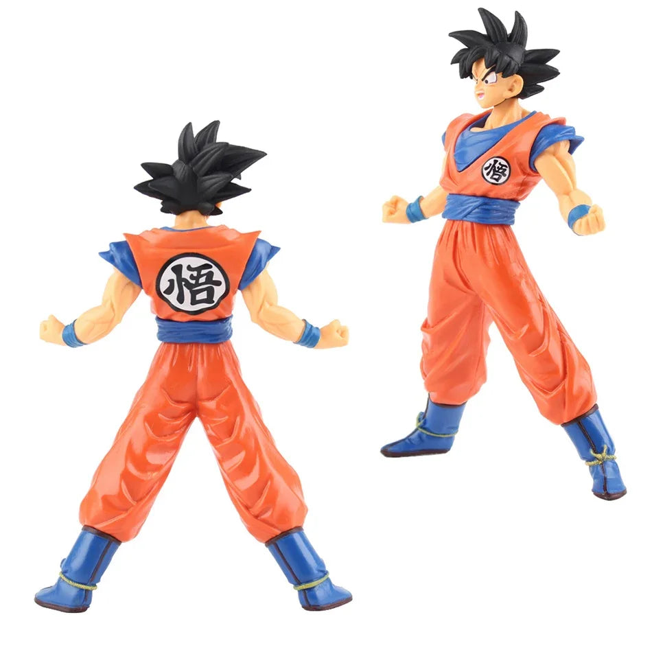 17-18CM Anime Dragon Ball Z Super Saiyan Son Goku Broly Vegeta Anime Action Figure Model Gifts Collectible Figurines for Kids