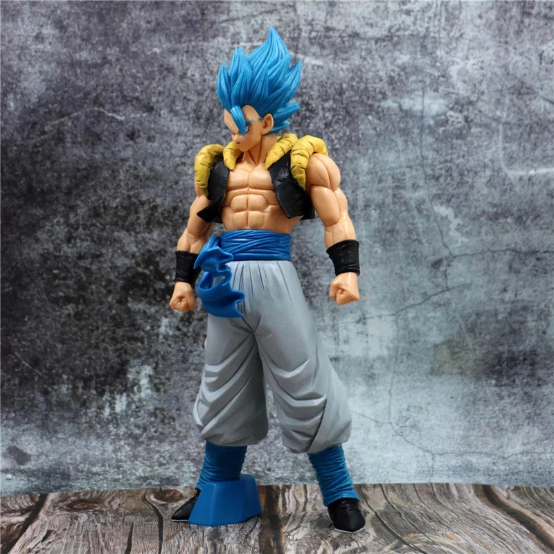 31CM Dragon Ball Z Super Saiyan Blue Gogeta Figure Toys Anime DBZ PVC Figurines Collection Model Desktop Decoraction Gifts Kids