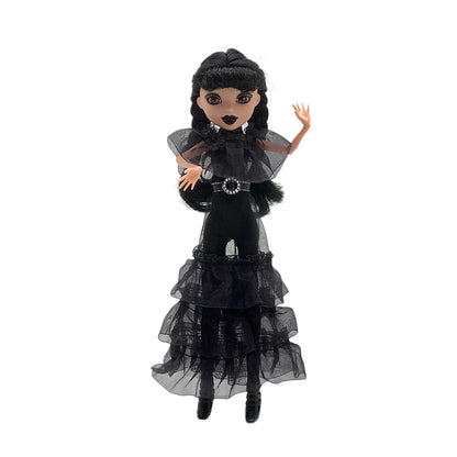 Wednesday Addams Doll Cute Action Figure Children Toys Addams Family 1/6 30cm Anime BJD Doll Room Decor DIY Model Birthday Gift