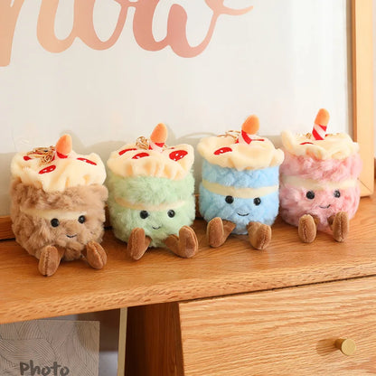 Cartoon Cute Hot Sale Cake Plush Doll Pendant Succulent Flower Tulip Plant Potted Plush Toy Home Decoration Gift For Children