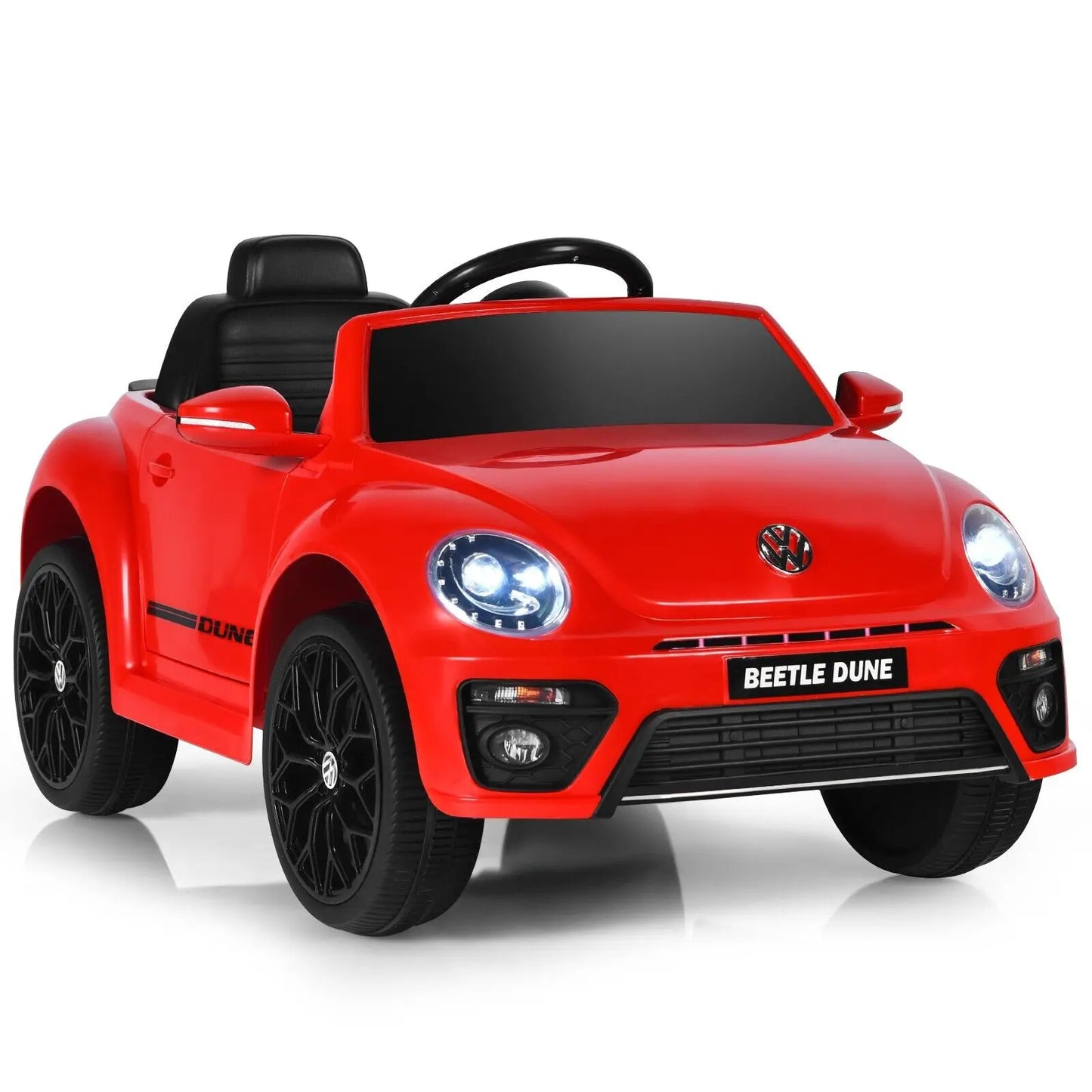 DORTALA Beetle Kids Electric Ride On Car Toddler 12V Battery Vehicle Toy w/Remote