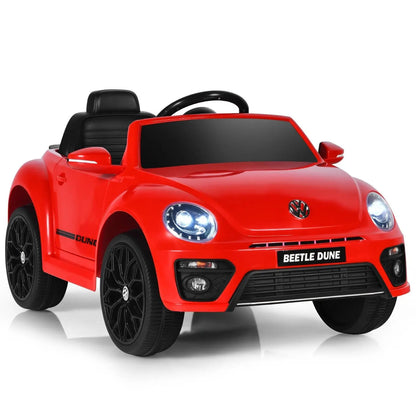 DORTALA Beetle Kids Electric Ride On Car Toddler 12V Battery Vehicle Toy w/Remote