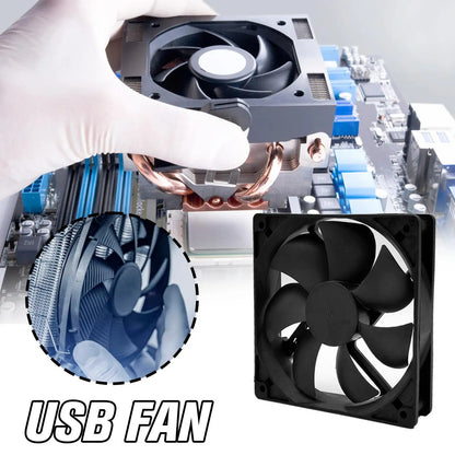 5V Brushless Cooling Fan USB Ventiliator PC Cool Gadgets 2500RPM Cooler Oil-impregnated PBT CPU Radiator USB Fan PC USB Gadgets