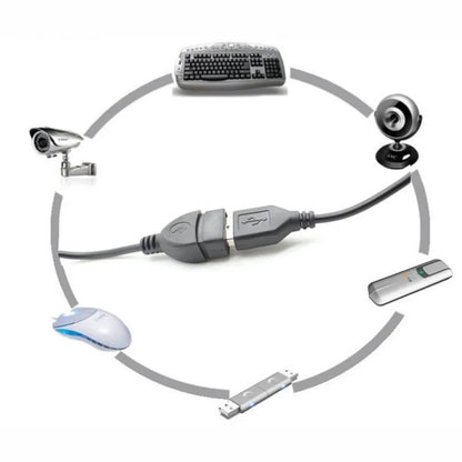 USB 2.0 A Male to A Female Data Sync Black Charger Extension Cable Cord USB Cable for PC Laptop Keyboard