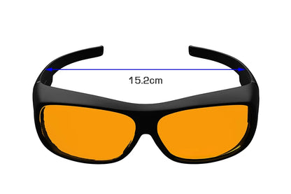 UV Laser Radiation Marking Safety Glasses Protection 450nm Laser wood Engraving Blue light filter Goggles Anti-headlights Glare