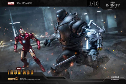 Iron Man MK4 with Suit-Up Gantry 1/10 Model Toy