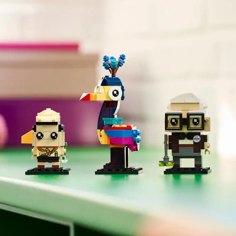 LEGO Fangtouzi Series 40752 Carl, Xiao Luo, and Kevin Puzzle Block Children's Toys