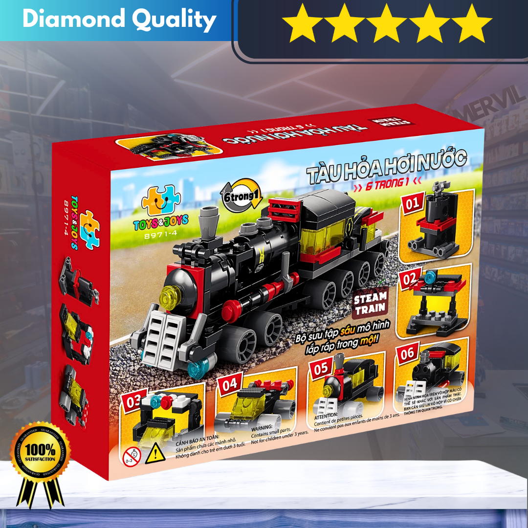 6-in-1 Creative Building Blocks Kit for Kids