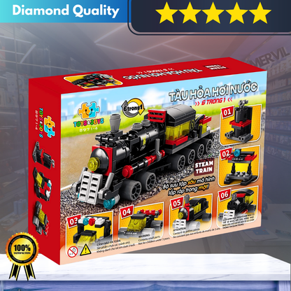 6-in-1 Creative Building Blocks Kit for Kids