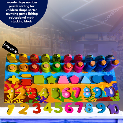 Montessori Wooden Educational Puzzle Toy