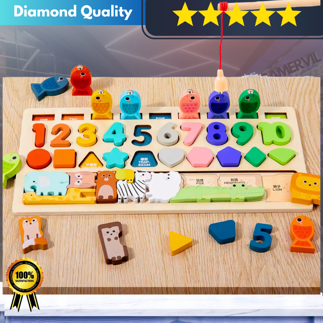 Montessori Wooden Educational Puzzle Toy