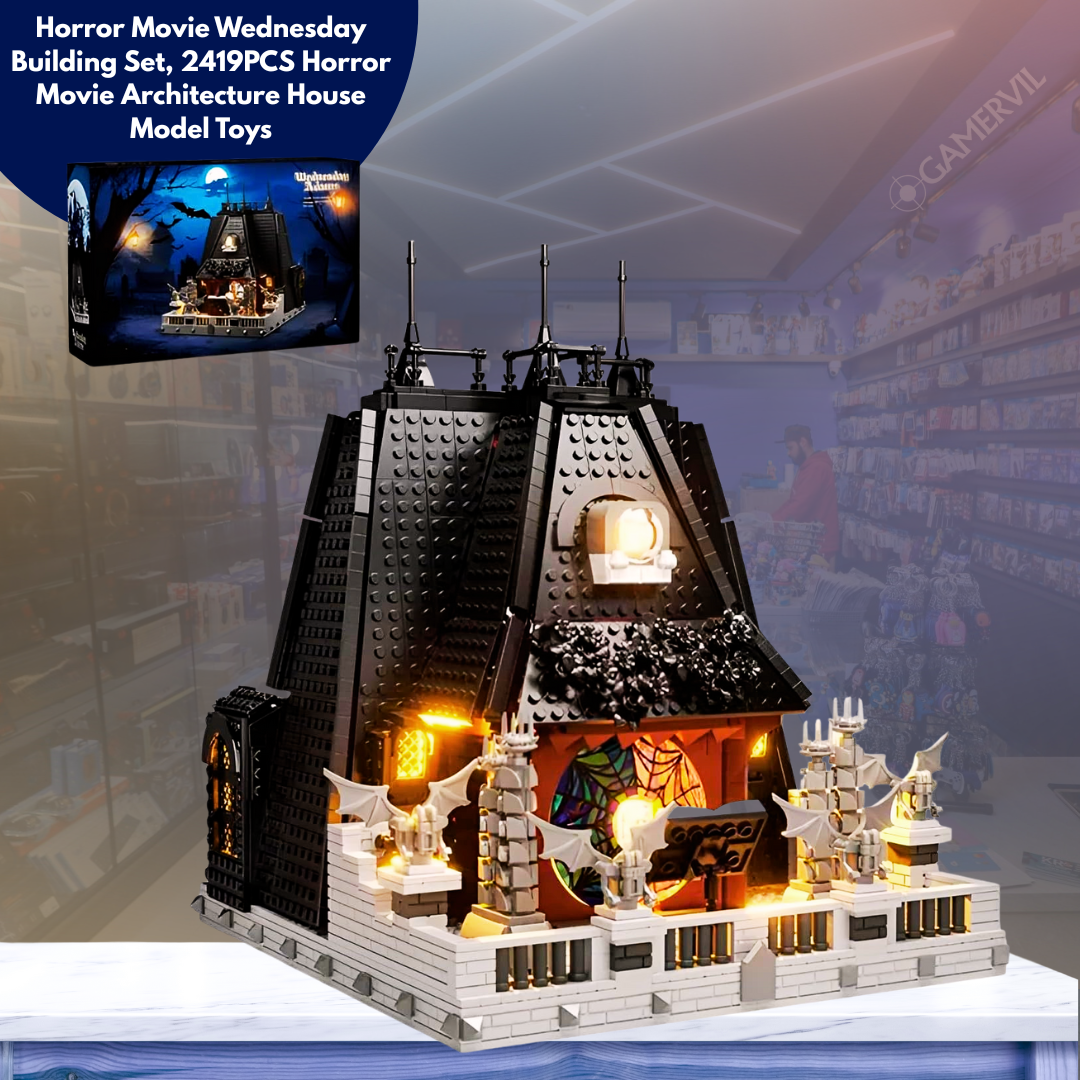 Wednesday Addams Black House Building Set - 2419pcs