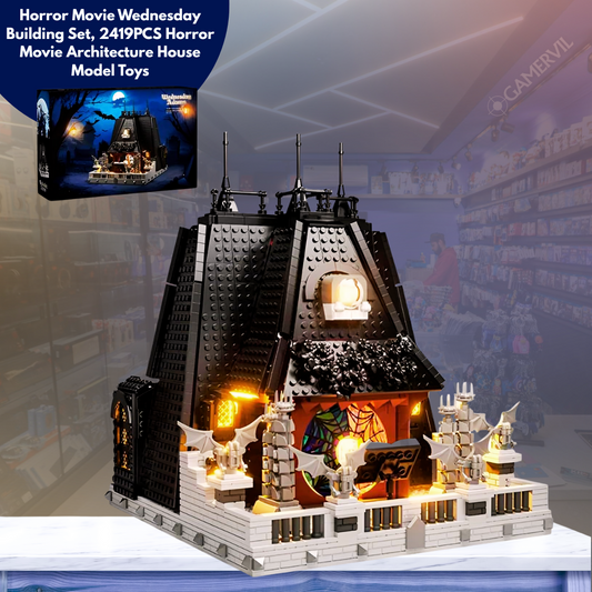 Wednesday Addams Black House Building Set - 2419pcs