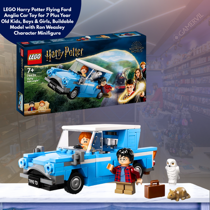Harry Potter Flying Ford Anglia Set with Minifigures
