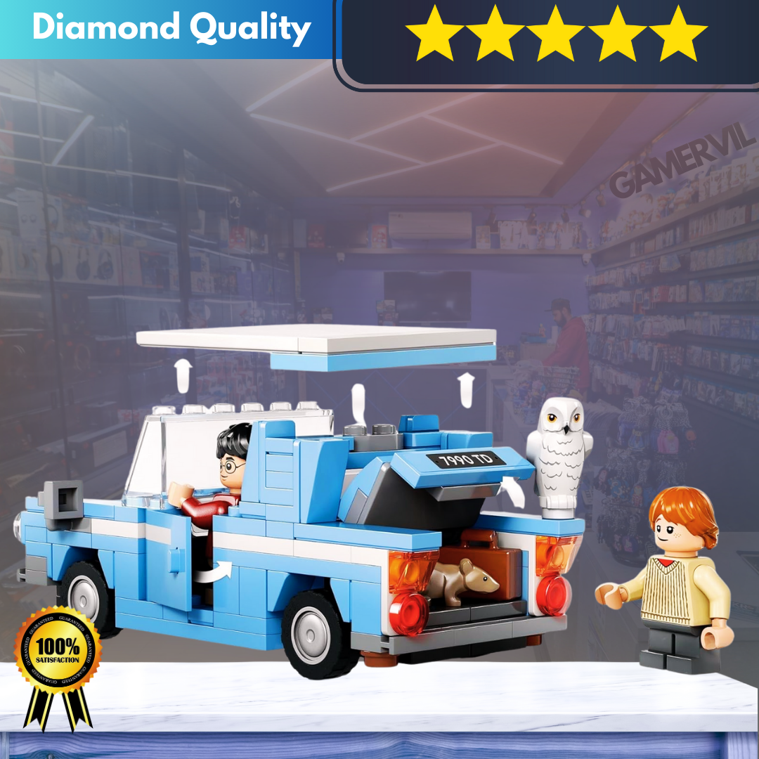 Harry Potter Flying Ford Anglia Set with Minifigures