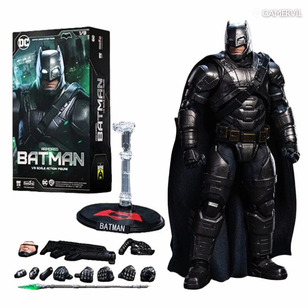 Original Batman Ben 1/9 the Batman Robert Pattinson DC Justice League Wayne Superman Action Figures Toys for Kids Gift