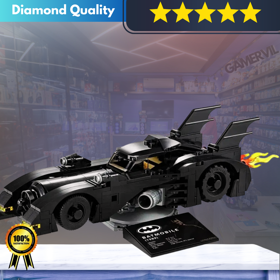 1989 Classic Batmobile Building Blocks for Kids