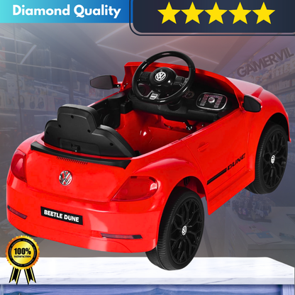 DORTALA Beetle 12V Kids Electric Ride-On Car with Remote
