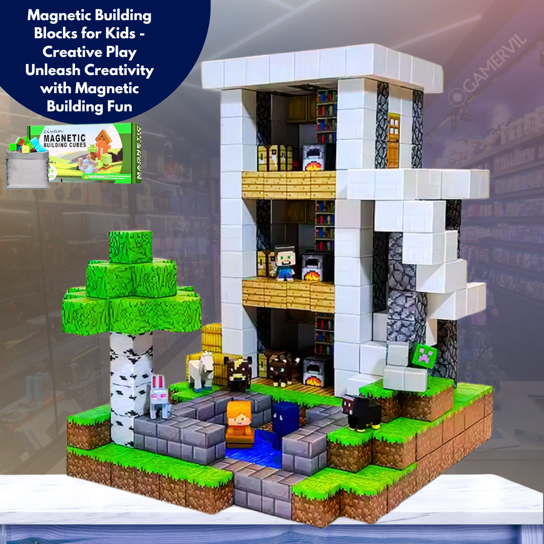 Magnetic Building Blocks for Kids - Creative Play