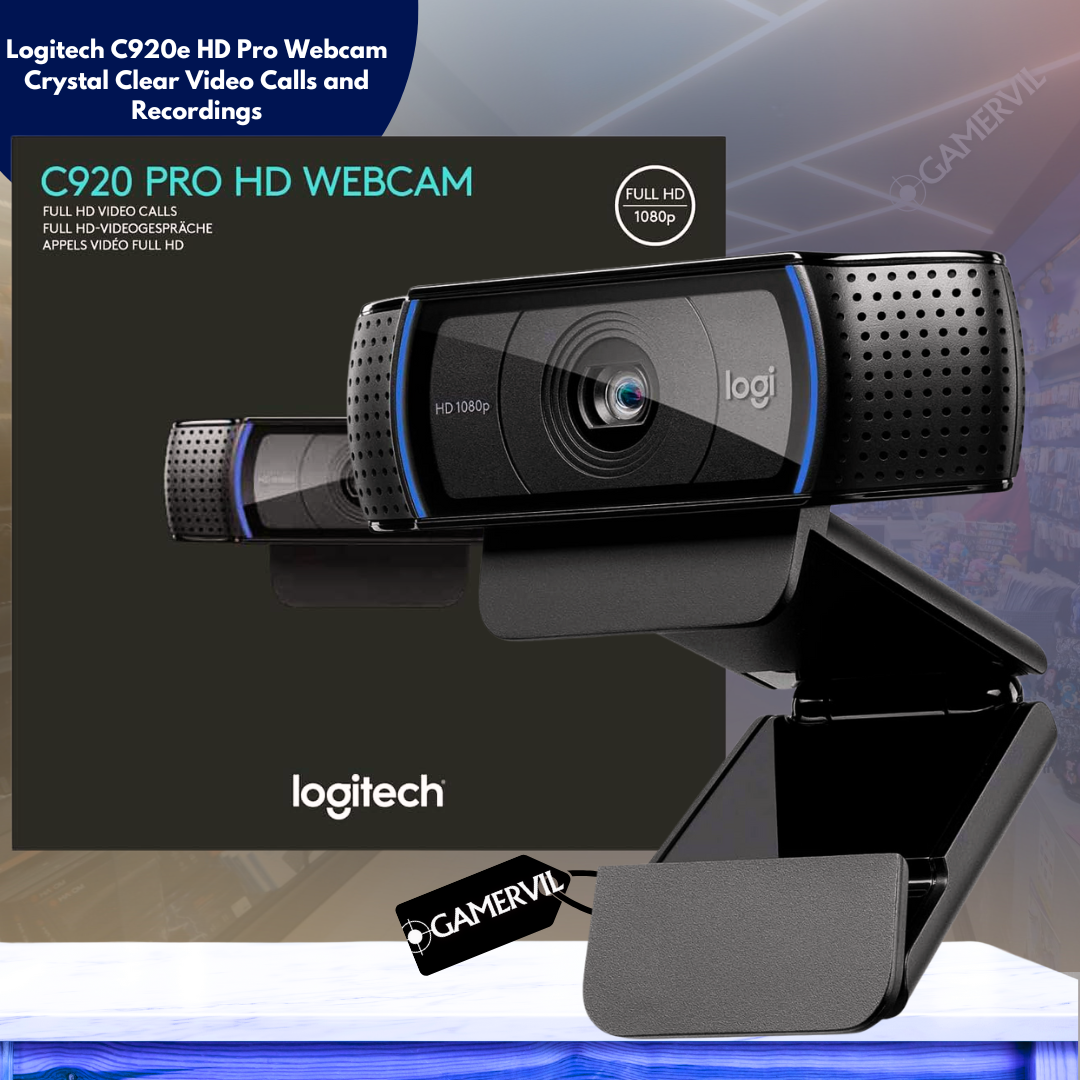 Logitech C920e HD Pro Webcam 1080p with Autofocus