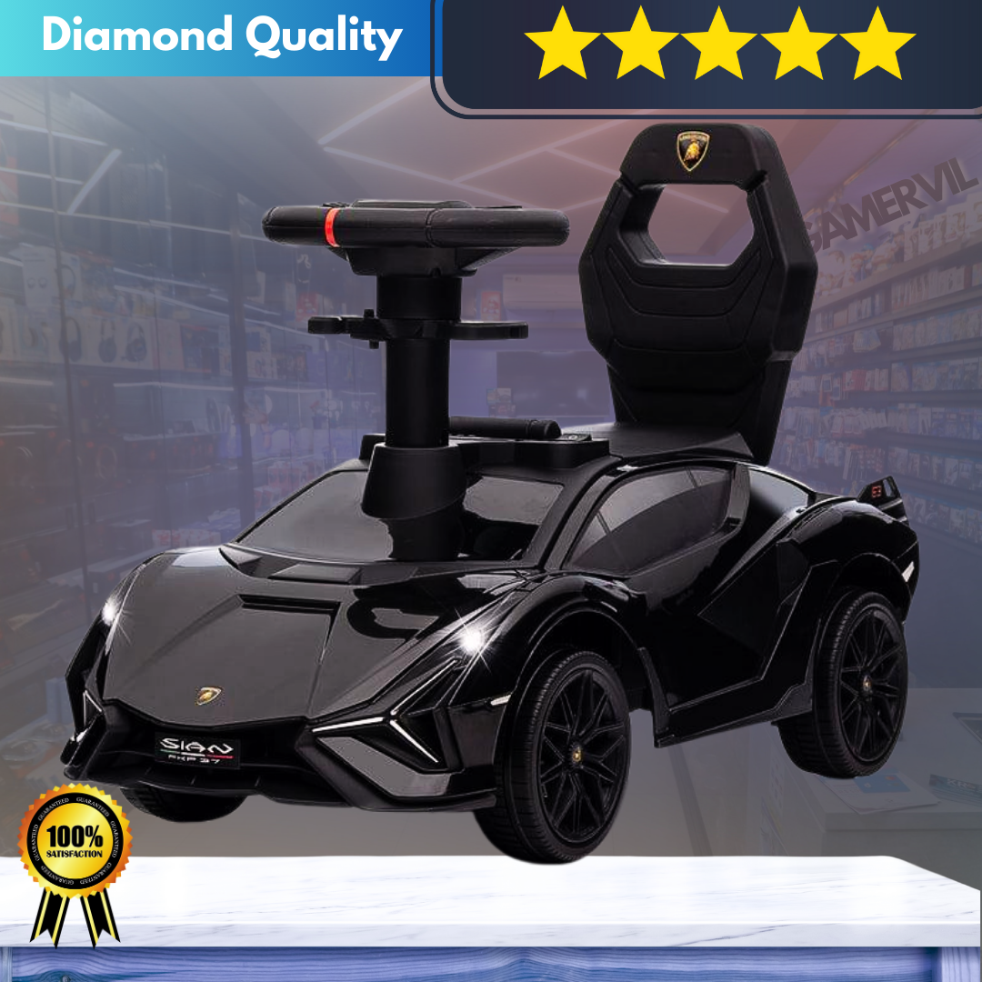 DORTALA 3-in-1 Toddlers Ride On Push Car - Licensed Lamborghini