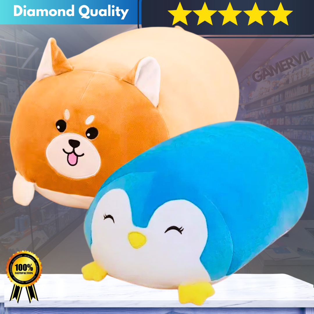 Buy 1, Get 1 Random - Adorable Soft Animal Plush Pillow - Perfect Gift