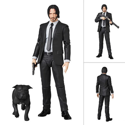 Mafex 085 JOHN WICK Action Figure Collectible Model Articulation Can Be Moved Home Decoration Children'S Birthday Present Toys