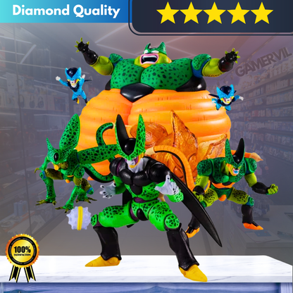 Dragon Ball Z Cell Figure Set - Perfect Collection