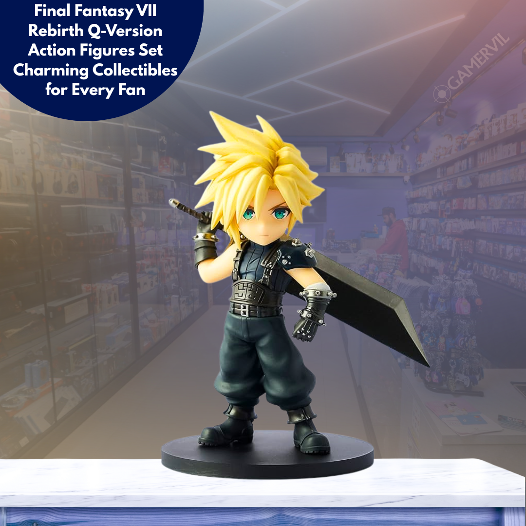 Buy 1 Get 2 - Final Fantasy VII Rebirth Q-Version Action Figures Set