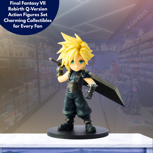 Buy 1 Get 2 - Final Fantasy VII Rebirth Q-Version Action Figures Set