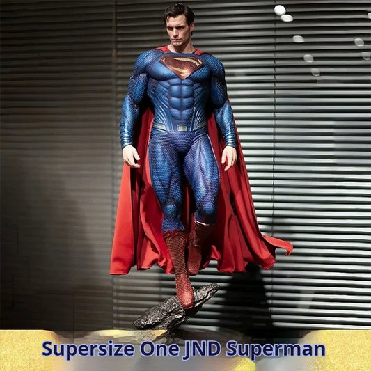 Super High Quality Dc Series Justice League Steel Man Superman Gk Statue Handmade Fashionable Model Ornament Birthday Gift Gift