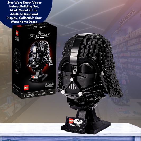 Darth Vader Helmet Building Blocks for Kids & Collectors