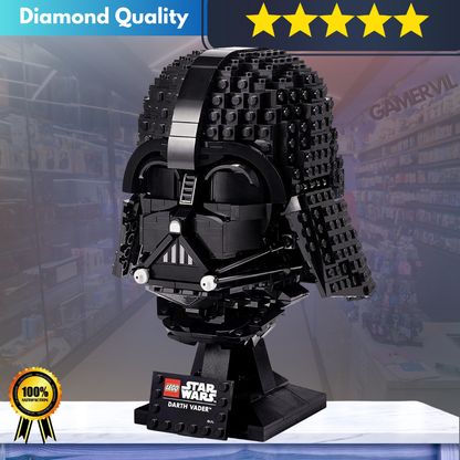 Darth Vader Helmet Building Blocks for Kids & Collectors
