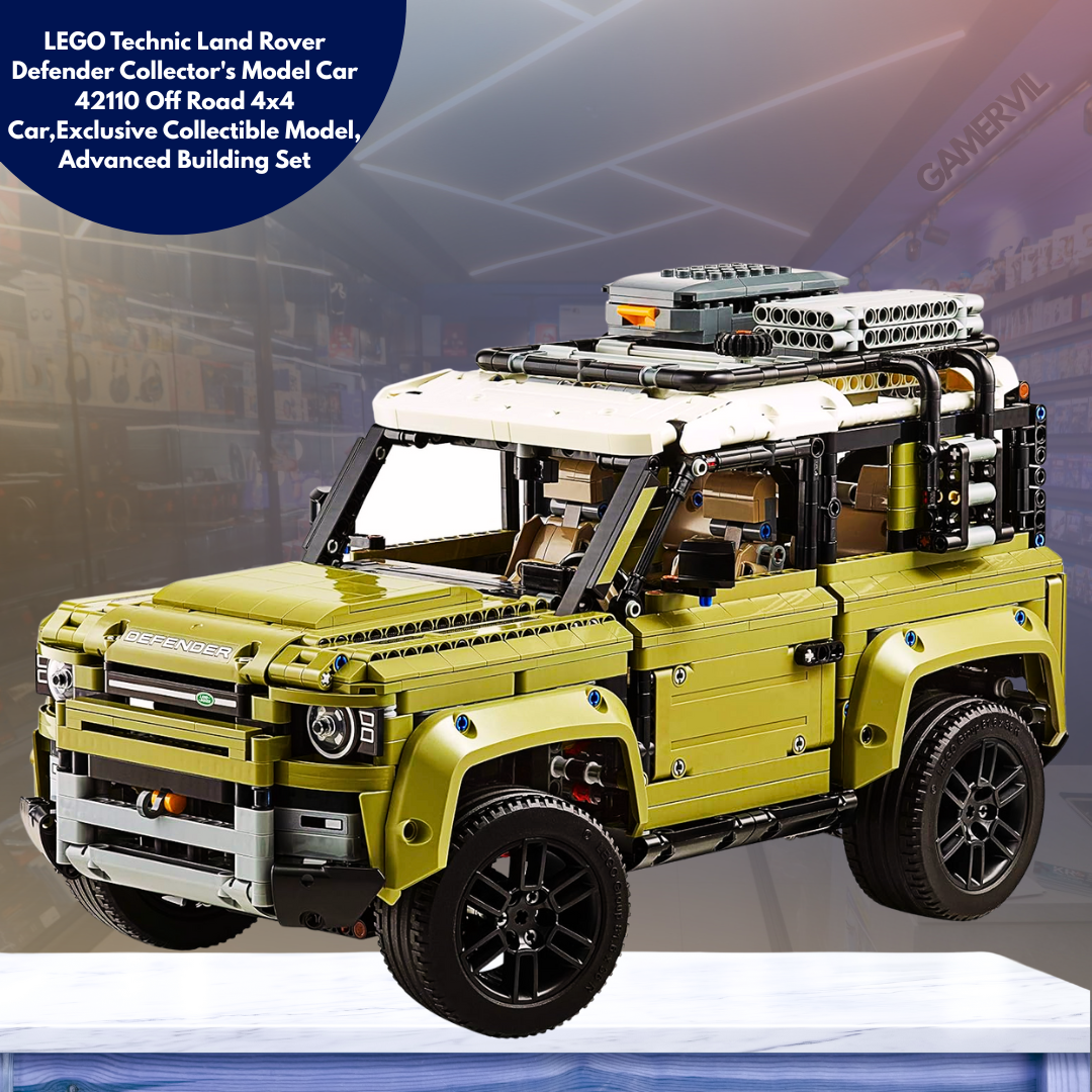 Rover Defender Building Blocks - Classic Off-Road Model