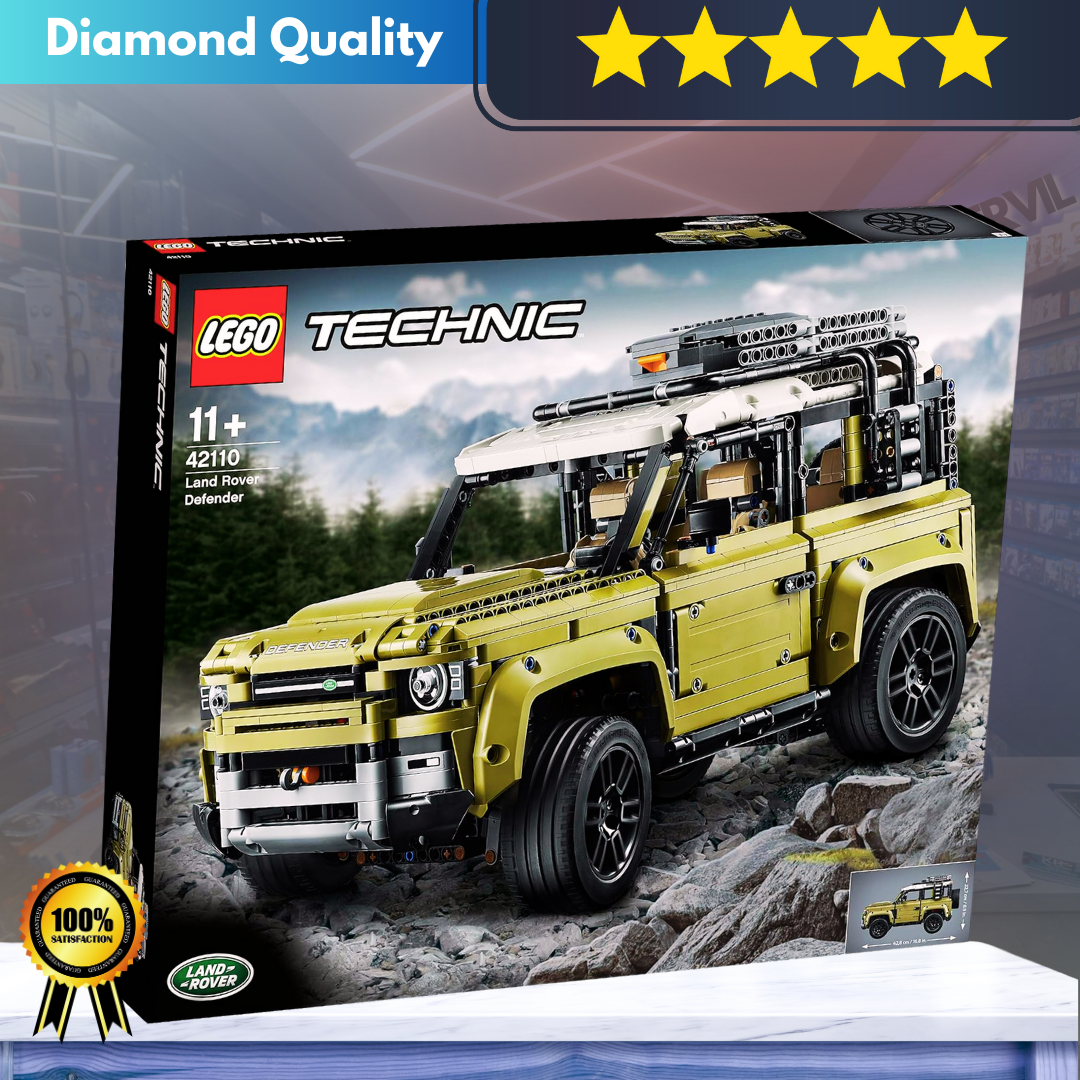 Rover Defender Building Blocks - Classic Off-Road Model