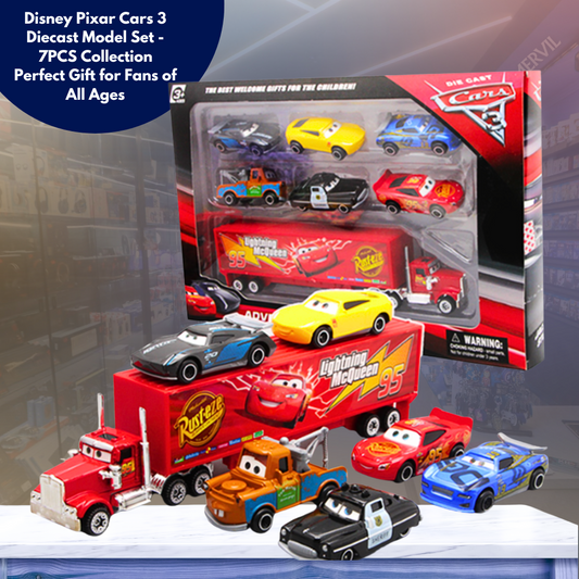 Disney Pixar Cars 3 Diecast Model Set - 7PCS Collection
