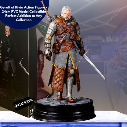Geralt of Rivia Action Figure - 24cm PVC Model Collectible