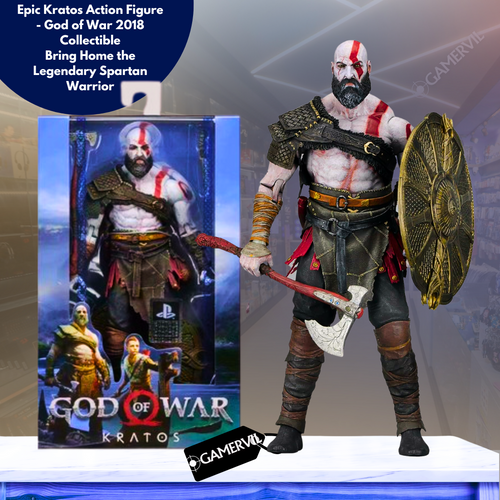 Epic Kratos Action Figure - God of War 2018 Collectible