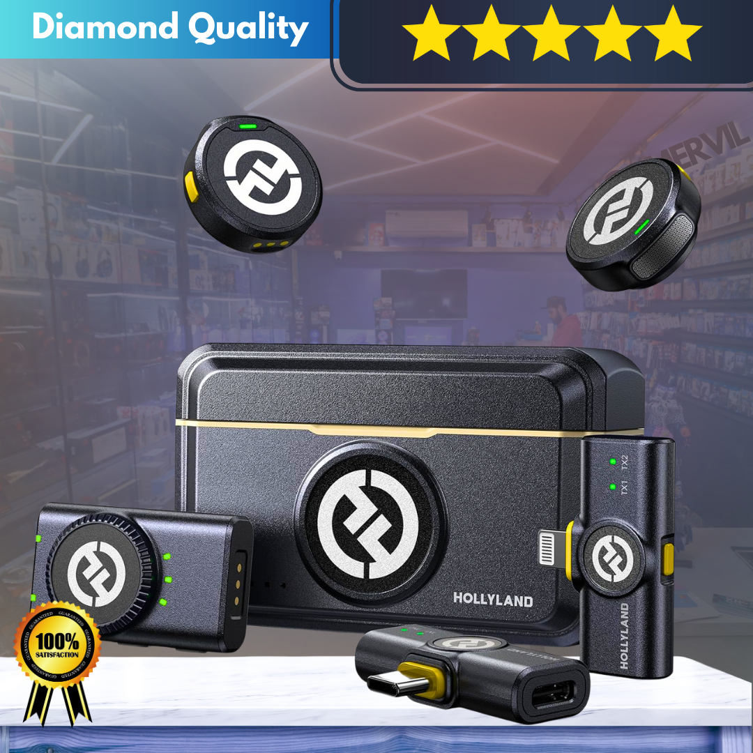 Hollyland Lark M2 Wireless Lapel Microphone with Noise Cancellation