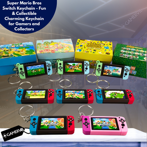 Buy 1 get 2 - Super Mario Bros Switch Keychain - Fun & Collectible