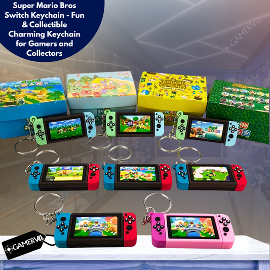 Buy 1 get 2 - Super Mario Bros Switch Keychain - Fun & Collectible