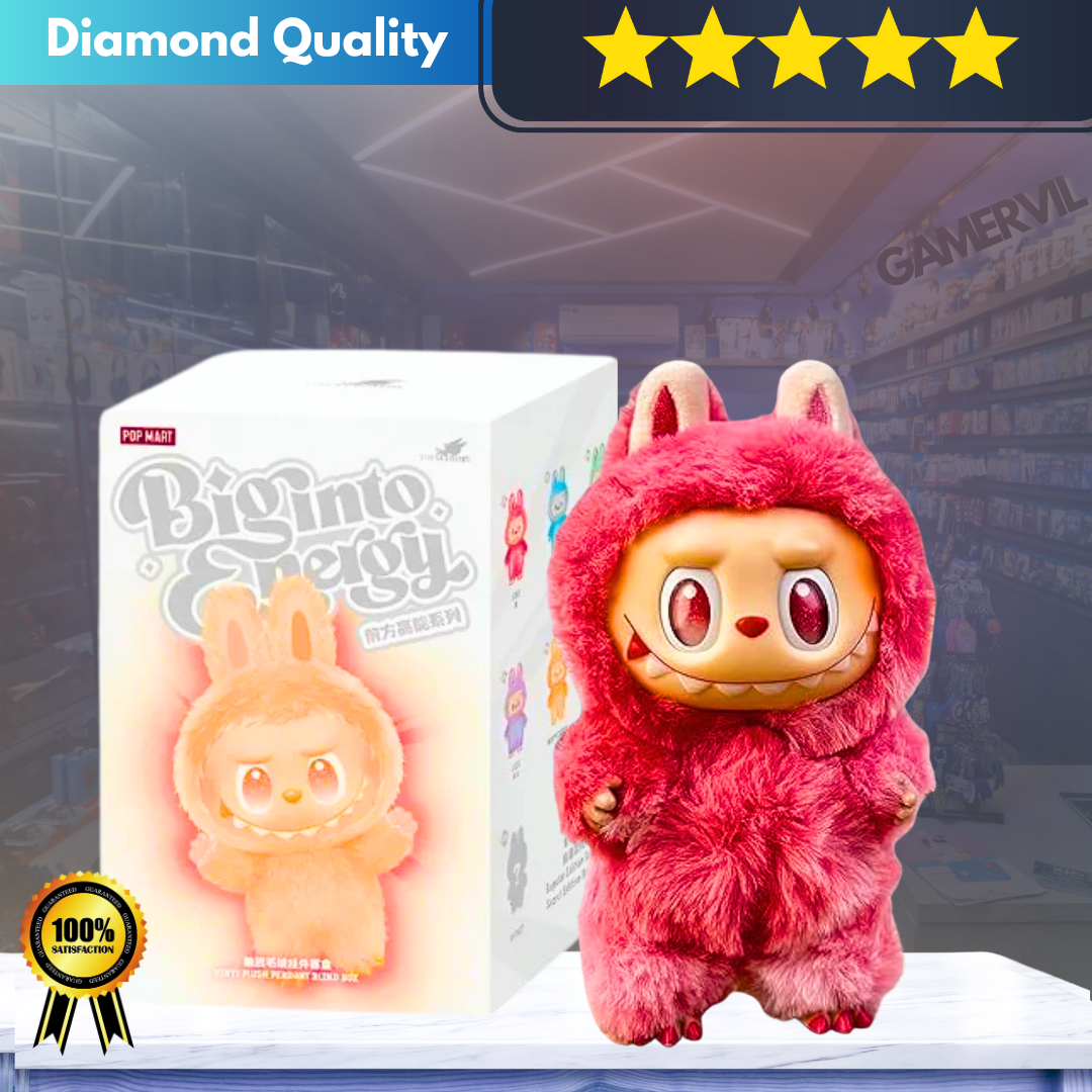 Buy 1 and Get 1  Random Item Free - Pop Mart LaBuBu 3.0 Big in Power Series Vinyl Plush Blind Box  - Perfect Gift