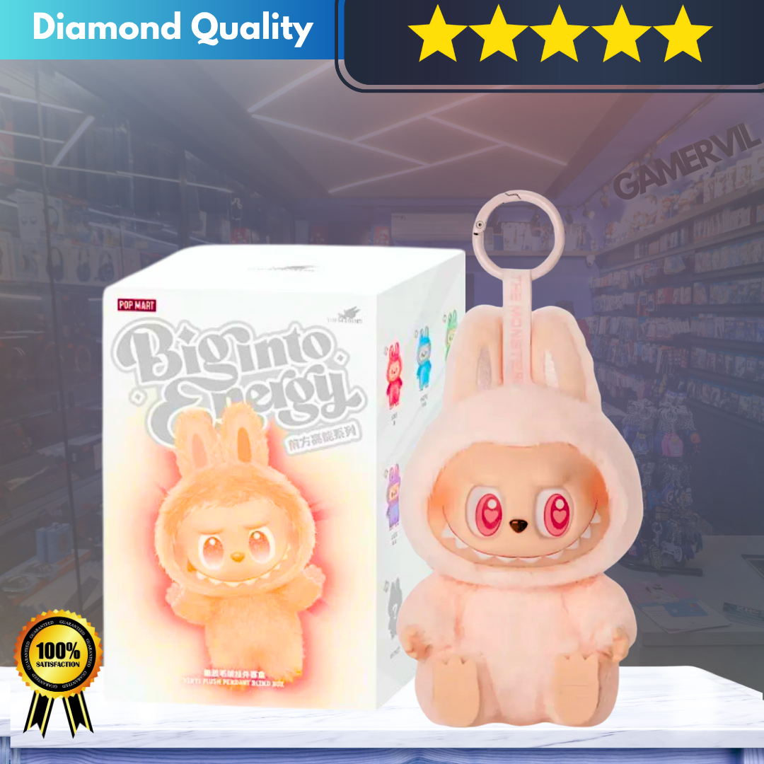 Buy 1 and Get 1  Random Item Free - Pop Mart LaBuBu 3.0 Big in Power Series Vinyl Plush Blind Box  - Perfect Gift