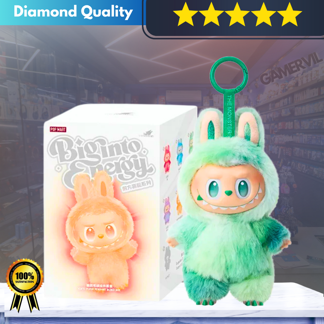 Buy 1 and Get 1  Random Item Free - Pop Mart LaBuBu 3.0 Big in Power Series Vinyl Plush Blind Box  - Perfect Gift